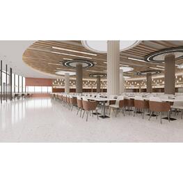 山西財經大學餐廳大學食堂裝修設計